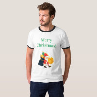 Wishes Christmas Printed Joy Celebration Ringer