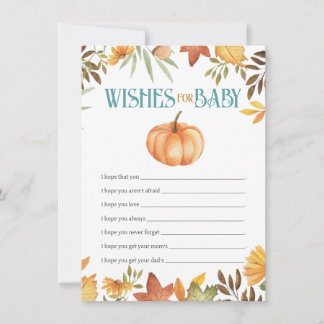Wishes for Baby, Baby Shower Wish Enclosure