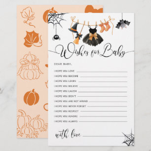 Wishes for baby Little Boo Clothesline Baby Shower