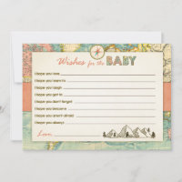 Wishes for baby shower Game Adventure Travel