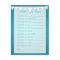 Wishes For Baby Shower Love Bunting  Turquoise