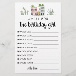 Wishes For The Birthday Girl 