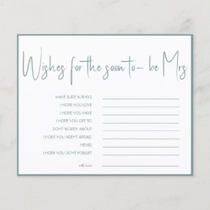 Wishes for the soon to-be Mrs Bridal Shower  Flyer