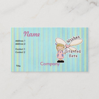 Wishes Granted Fairy Godmother Business Card