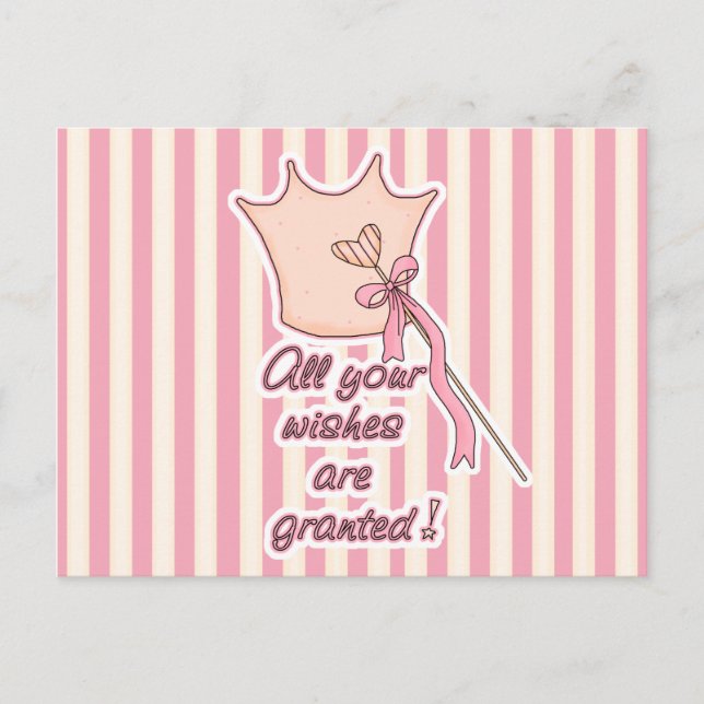 Wishes Granted Postcard (Front)