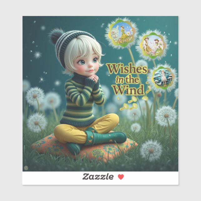 Wishes in the Wind Sticker (Sheet)