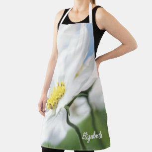Wishes with White Daisies Personalised Apron