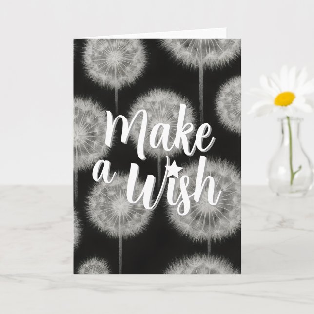 Wishful Thinking "Make a Wish" Card (Small Plant)