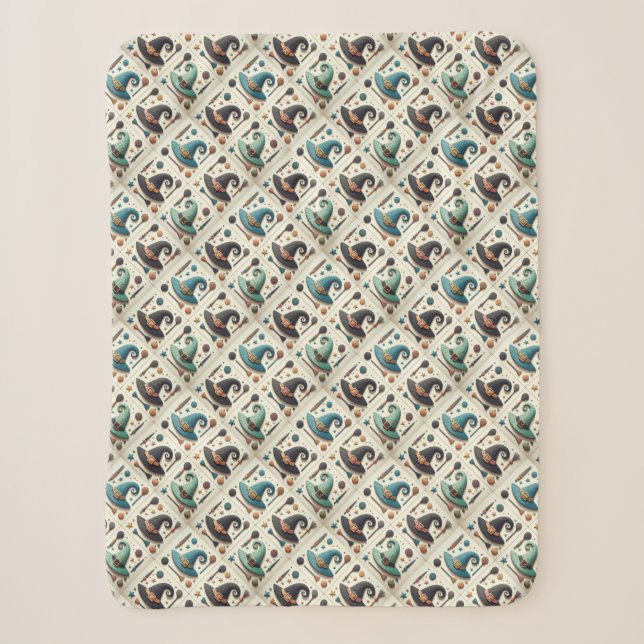 Wishful Witches Sherpa Blanket (Front)