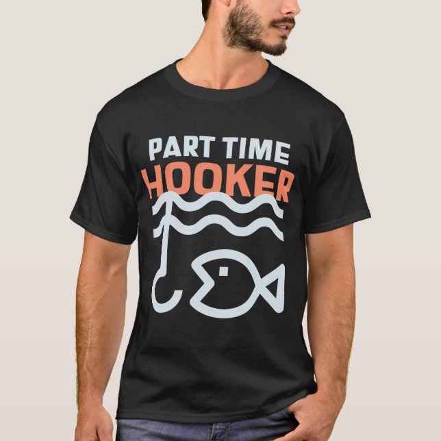 WISHIN I WAS FISHIN T-Shirt (Front)
