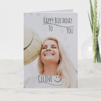 Wishing greeting card
