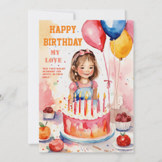 WISHING HAPPY BIRTHDAY INVITATION CARD