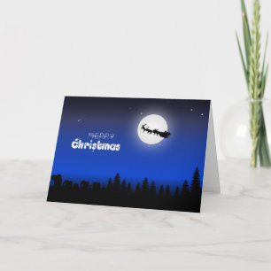 Wishing Happy Holiday Decorative Christmas Tree Card