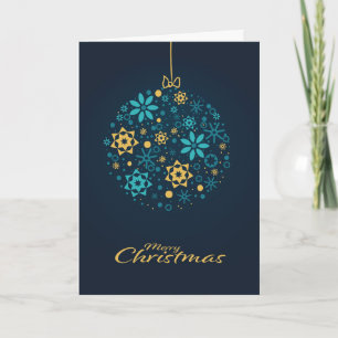 Wishing Happy Holiday Decorative Christmas Tree Card