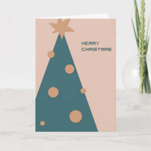 Wishing Happy Holiday Decorative Christmas Tree Card