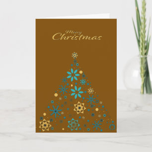 Wishing Happy Holiday Decorative Christmas Tree Card