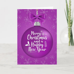 Wishing Happy Holiday Decorative Christmas Tree Card