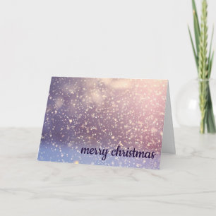 Wishing Happy Holiday Snow Balls Decor Christmas Card