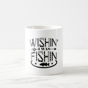 Wishing I Was Fishing Coffee Mug