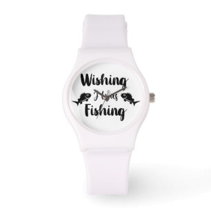 Wishing I was fishing funny quote Watch