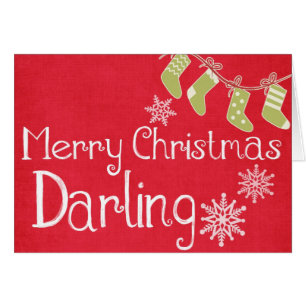 Wishing Merry Christmas Red Green Socks