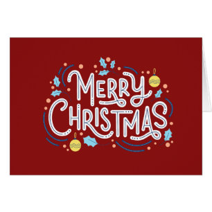 Wishing Merry Christmas White Snowflake