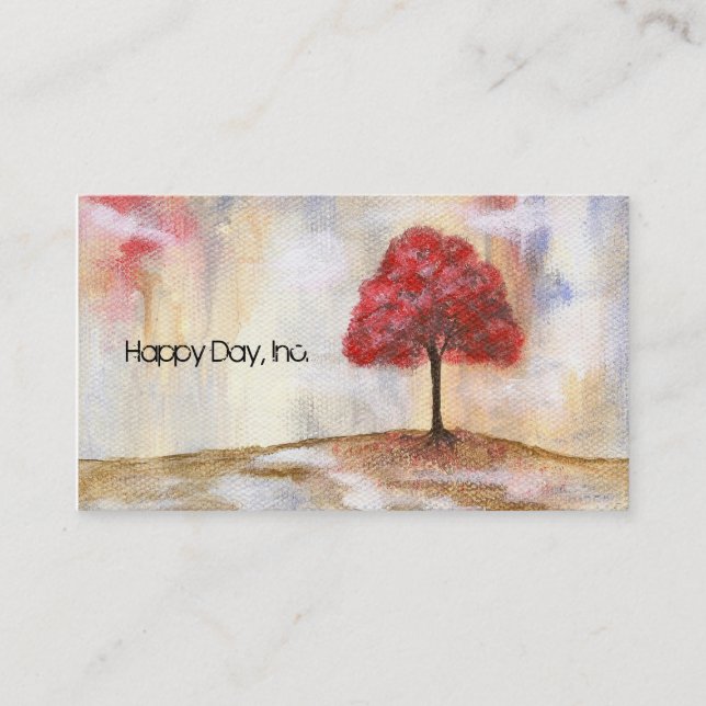 Wishing Tree Business Profile Card Design (Front)