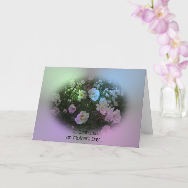 Wishing Very Best Mother's Day Card for Grandma (Orchid)