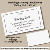 Wishing Well - Black & White with Infinity Scroll