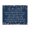 Wishing Well Rose Gold Glitter Confetti Navy Blue