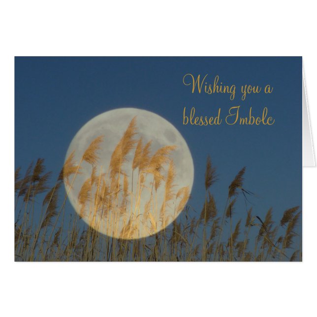 Wishing you a blessed Imbolc (Front Horizontal)