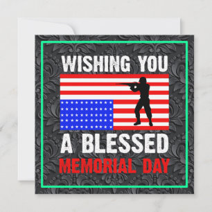 Wishing You A Blessed Memorial Day-62237 Invitation