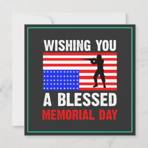 Wishing You A Blessed Memorial Day-62237 Invitation