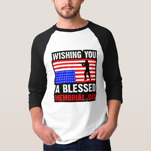 Wishing You A Blessed Memorial Day-62237 T-Shirt (Front)