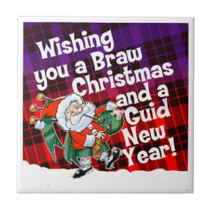 Wishing you a Braw Christmas Tile