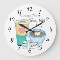 Wishing You a Brew-tiful Day | Coffee Pun