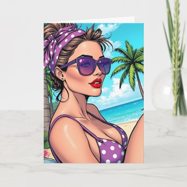 Wishing You a Great Summer | Saying Hi Card (Front)