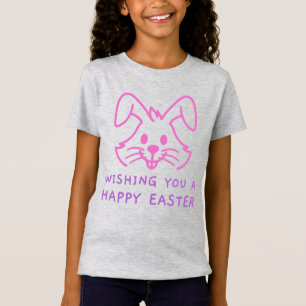 Wishing You a Happy Easter Bunny Kids Shirt