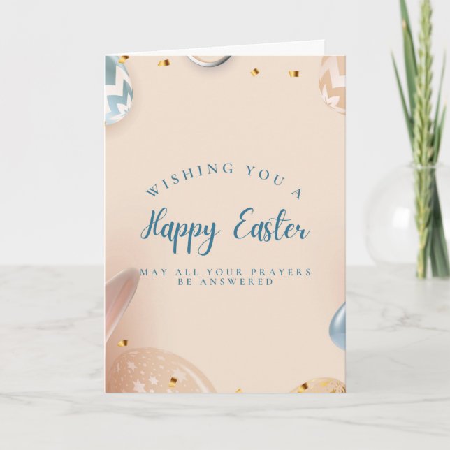 Wishing you a Happy Easter Card (Front)