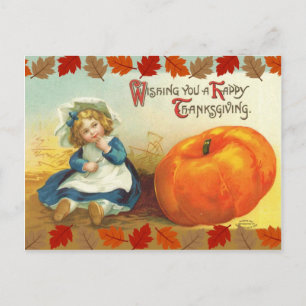 Wishing You a Happy Thanksgiving Holiday Postcard