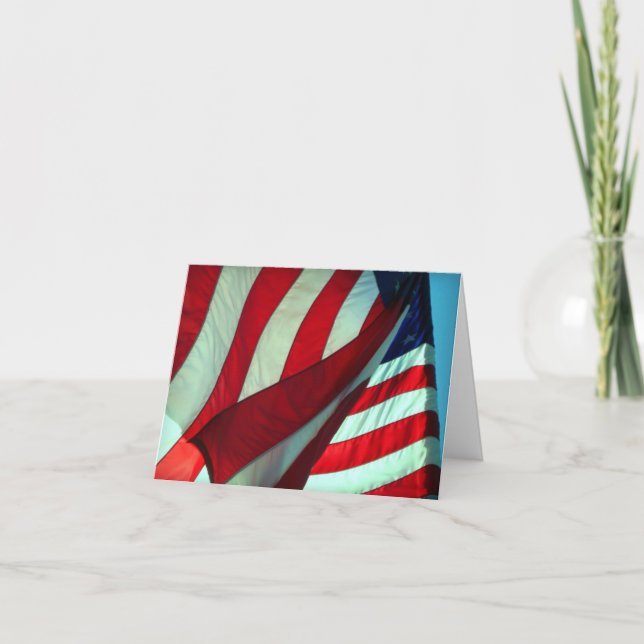 Wishing you a Happy Veterans Day Note Card (Front)