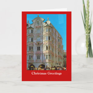 Wishing you a joyous Christmas, Vintage Vienna Holiday Card