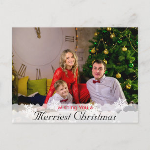 Wishing you a Merriest Christmas Postcard