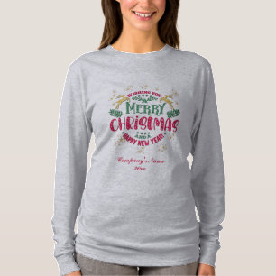 Wishing You a Merry Christmas & a Happy New Year T-Shirt