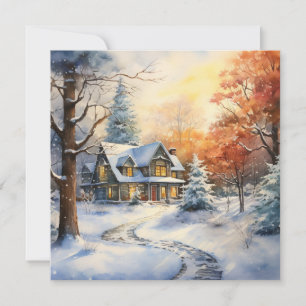 Wishing You a Merry Christmas Holiday Card