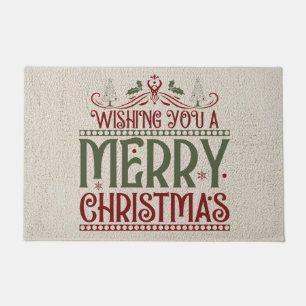 Wishing you a merry xmas doormat