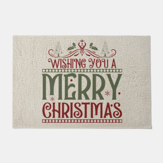 Wishing you a merry xmas doormat
