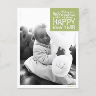 "Wishing you a" Photo Postcard