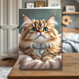 Wishing You a Purr-fect Birthday  Card