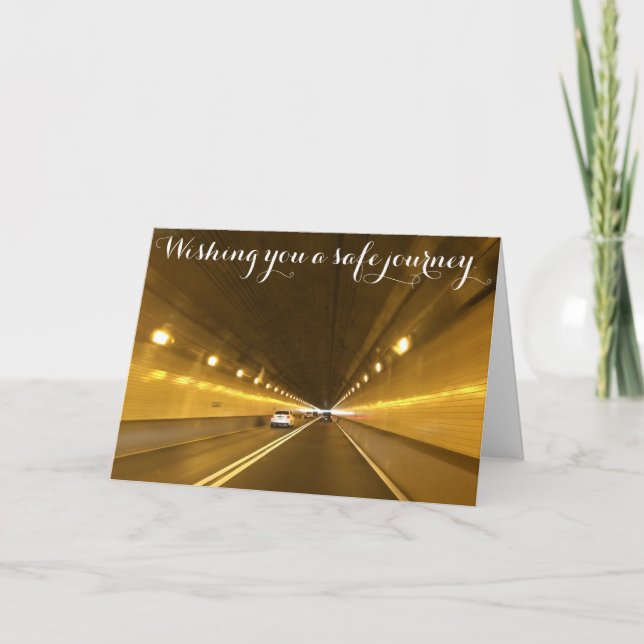 Wishing you a safe journey.Card. Card (Front)